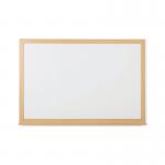 5 Star Magnetic Drywipe Whiteboard Wood Frame 600x900mm FS669106 FS669106
