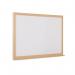 5 Star Magnetic Drywipe Whiteboard Wood Frame 600x900mm FS669106 FS669106