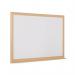 5 Star Magnetic Drywipe Whiteboard Wood Frame 1200x900mm FS669113 FS669113