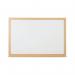 5 Star Magnetic Drywipe Whiteboard Wood Frame 1800x1200mm FS669114 FS669114