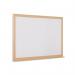 5 Star Magnetic Drywipe Whiteboard Wood Frame 1800x1200mm FS669114 FS669114