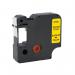 Five Star Non-OEM Replacement for Dymo 45018 Black on Yellow 12mm x 7m FS671601 FS671601