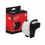 Five Star Non-OEM Replacement for Brother DK-11201 Black on White 29mm x 90mm 400Roll FS672577 FS672577