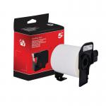 Five Star Non-OEM Replacement for Brother DK-11234 Black on White 60mm x 86mm 260Roll FS672988 FS672988