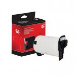 Five Star Non-OEM Replacement for Brother DK-11240 Black on White 102mm x 51mm 600Roll FS673402 FS673402