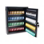 5 Star Deluxe Steel Key Cabinet 80 Key Capacity Dark Grey FS675115 FS675115