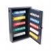 5 Star Deluxe Steel Key Cabinet 100 Key Capacity Dark Grey FS675119 FS675119