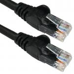5 Star RJ45 Cable LSOH Moulded Network Cable Cat6 Black 10m FS676274 FS676274
