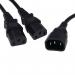 5 Star Power Cable C14 to 2x C13 Power Splitter Cable 2.5m FS676656 FS676656