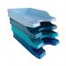 5 Star Letter Tray Cool Breeze (Pack of 4) FS676683 FS676683