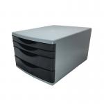 5 Star 4 Drawer Tower 180mm 2x30mm 2x60mm Classic BlackGrey FS676762 FS676762