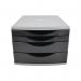 5 Star 4 Drawer Tower 180mm 2x30mm 2x60mm Classic BlackGrey FS676762 FS676762