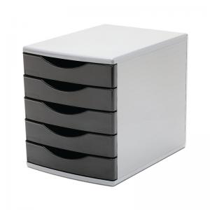5 Drawer Tower 300mm 5x60mm BlackGrey FS676765 FS676765