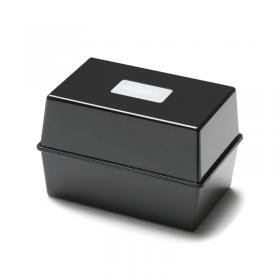 5 Star Card Index Box 6x4 Inch Black FS676812 FS676812