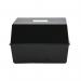 5 Star Card Index Box 6x4 Inch Black FS676812 FS676812