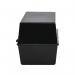 5 Star Card Index Box 6x4 Inch Black FS676812 FS676812