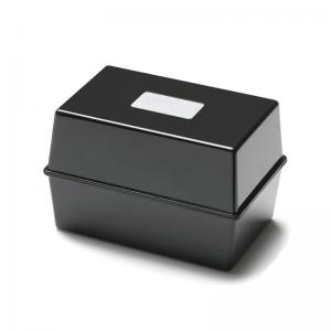Card Index Box 8x5 Inch Black FS676891 FS676891