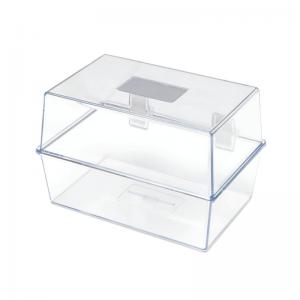 Card Index Box 5x3 Inch Crystal FS676954 FS676954