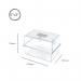 5 Star Card Index Box 5x3 Inch Crystal FS676954 FS676954