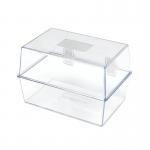 5 Star Card Index Box 6x4 Inch Crystal FS677017 FS677017