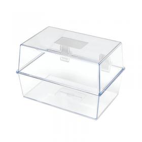 5 Star Card Index Box 6x4 Inch Crystal FS677017 FS677017