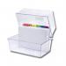 5 Star Card Index Box 6x4 Inch Crystal FS677017 FS677017