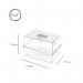 5 Star Card Index Box 6x4 Inch Crystal FS677017 FS677017