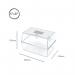 5 Star Card Index Box 8x5in Crystal FS677019 FS677019