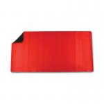 5 Star Double Sided HeatWater Resistant Desk Mat 1200x600mm RedBlack FS677099 FS677099