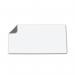 5 Star Double Sided Heat-Resistant Desk Mat 800x400mm Faux Leather GreyWhite FS677242