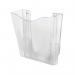5 Star Wall Pocket Literature Holder with Wall Fixings A4 Portrait Crystal FS677463 FS677463