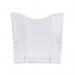 5 Star Wall Pocket Literature Holder with Wall Fixings A4 Portrait Crystal FS677463 FS677463