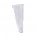 5 Star Wall Pocket Literature Holder with Wall Fixings A4 Portrait Crystal FS677463 FS677463