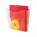 5 Star Wall Pocket Literature Holder with Wall Fixings A4 Portrait Crystal FS677463 FS677463