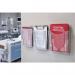 5 Star Wall Pocket Literature Holder with Wall Fixings A4 Portrait Crystal FS677463 FS677463
