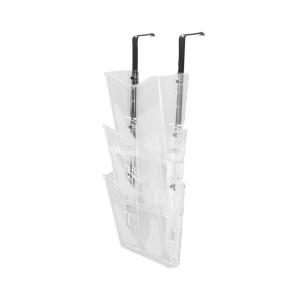 3 Pocket Wall Literature Holder A4 Portrait with Wall Fixings and