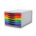 5 Star 6 Drawer Tower 6x30mm 180mm Rainbow FS677826 FS677826