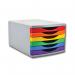 5 Star 6 Drawer Tower 6x30mm 180mm Rainbow FS677826 FS677826