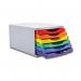 5 Star 6 Drawer Tower 6x30mm 180mm Rainbow FS677826 FS677826