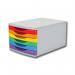 5 Star 6 Drawer Tower 6x30mm 180mm Rainbow FS677826 FS677826