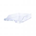 5 Star Contemporary Self Stacking Letter Tray Crystal FS677861 FS677861