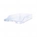 5 Star Contemporary Self Stacking Letter Tray Crystal FS677861 FS677861