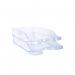 5 Star Contemporary Self Stacking Letter Tray Crystal FS677861 FS677861