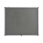 5 Star Glazed Fire Retardant Noticeboard 6x A4 Sheets Grey FS679346 FS679346