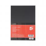 5 Star A4 Black Card 160gsm Pack of 50 FS680013 FS680013