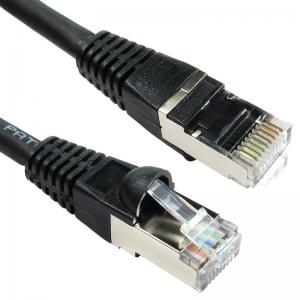 Cat6A SSTP LSOH Patch Cable Snagless 1m Black FS686934 FS686934