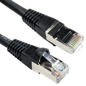 Cat6A SSTP LSOH Patch Cable Snagless 2m Black FS686948 FS686948
