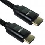 5 Star 8k HDMI Cable Black Braided 10m FS687012 FS687012