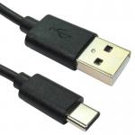 5 Star USB-C to USB-A Cable 480 MBPS 15W 1m Black FS687020 FS687020