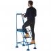5 Star UK Domed Feet Punched 3 Tread Steps Blue FS687550 FS687881